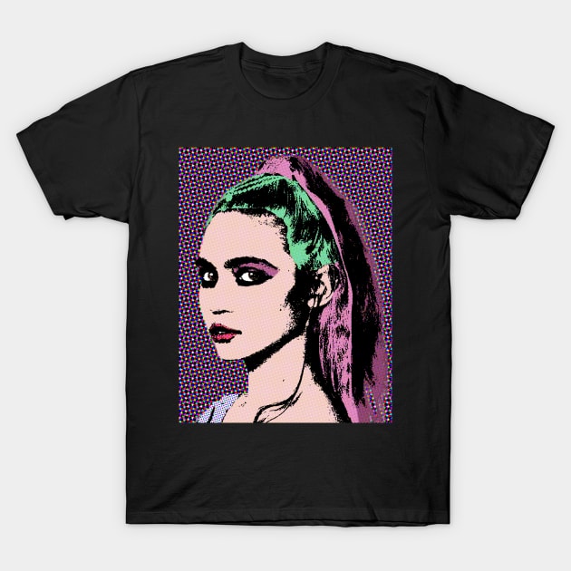 grimes style pop art T-Shirt by soundofpopart